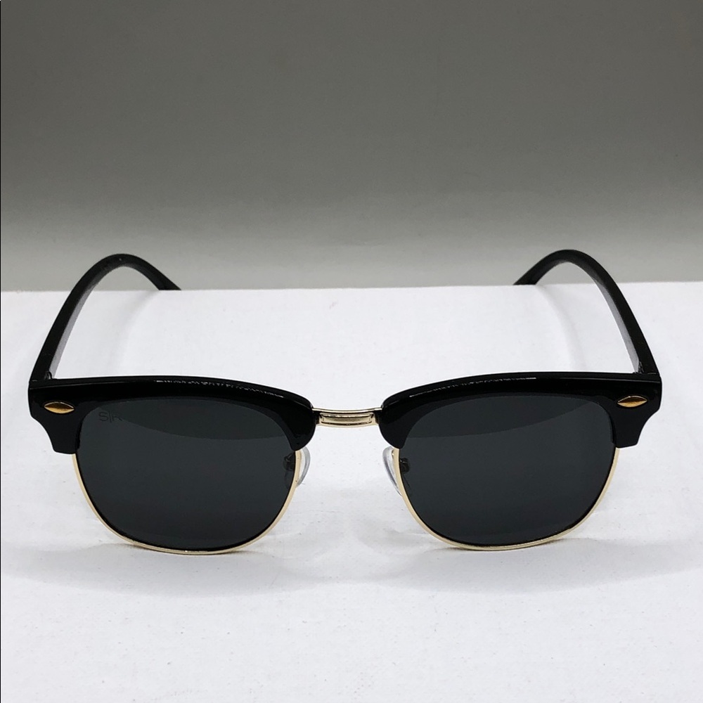 Shady Rays Oakmont Cl-20 Polarized Sunglasses Black Gold Unisex View 2